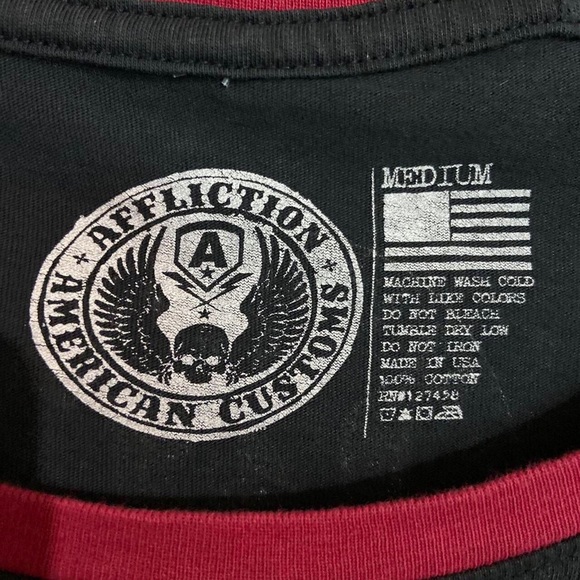 Affliction raglan tee - Picture 4 of 4